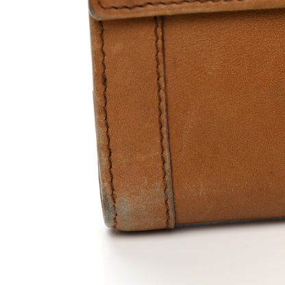 Gucci Calfskin Monogram Continental Wallet Tan 11 of 12