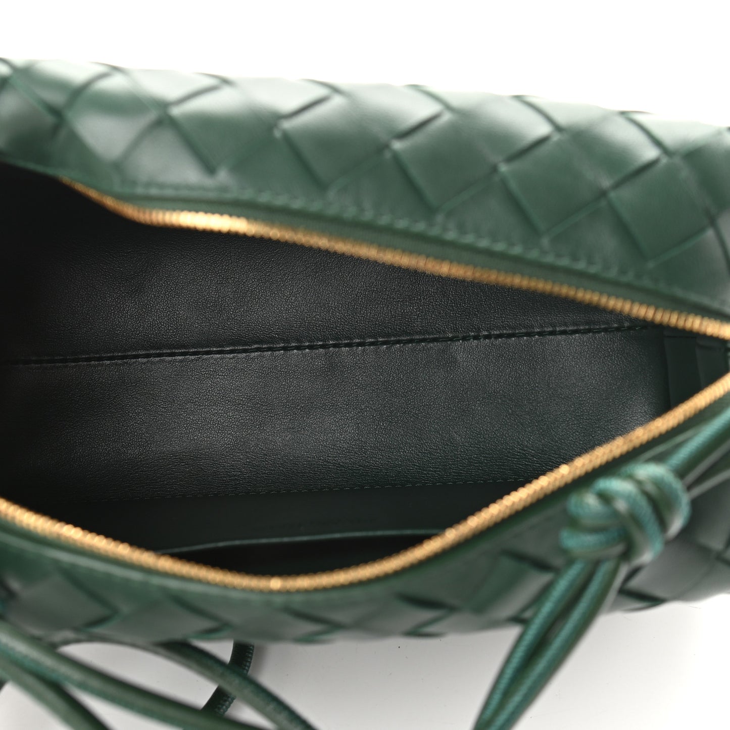 Nappa Intrecciato Small Loop Camera Bag Raintree