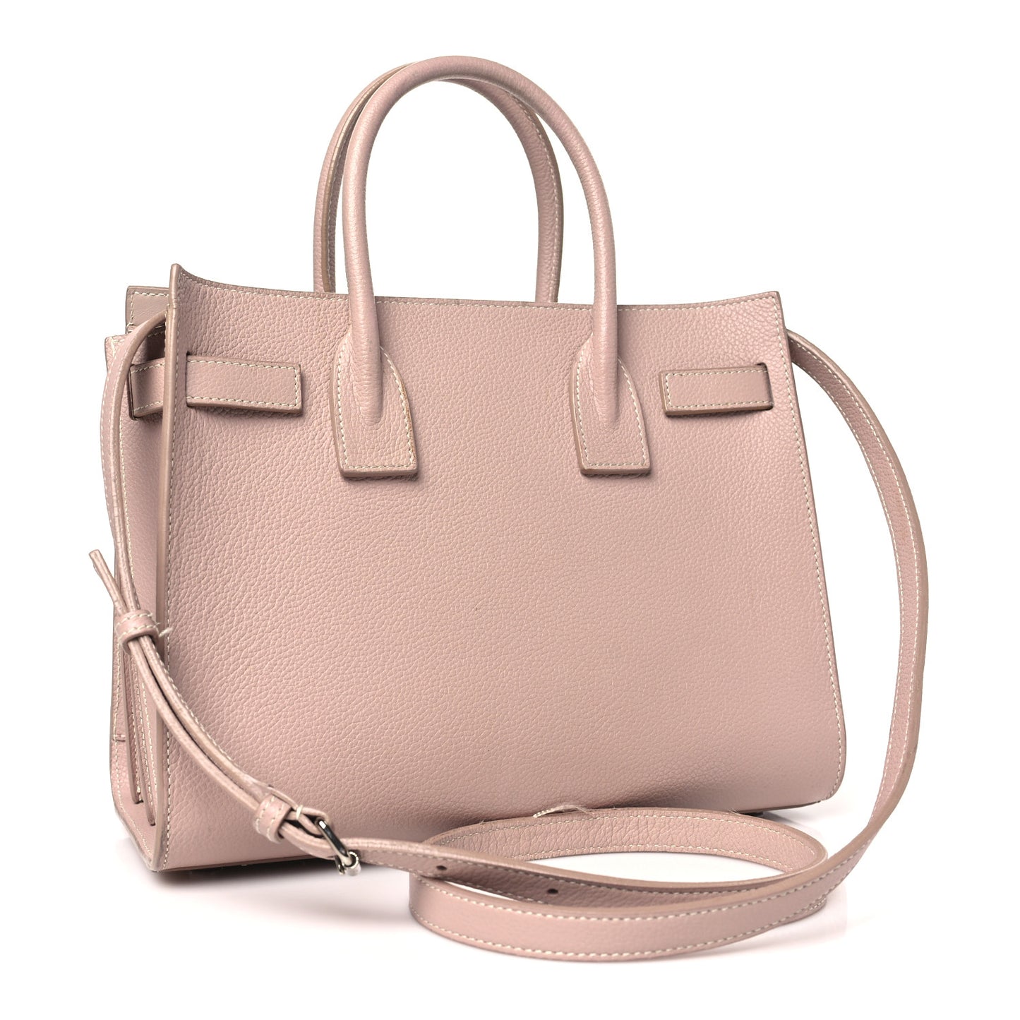 Grained Calfskin Baby Sac De Jour Souple Rose