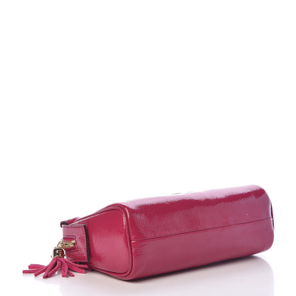Gucci Soft Patent Soho Cosmetic Case Bright Bougainvillea 4 of 9