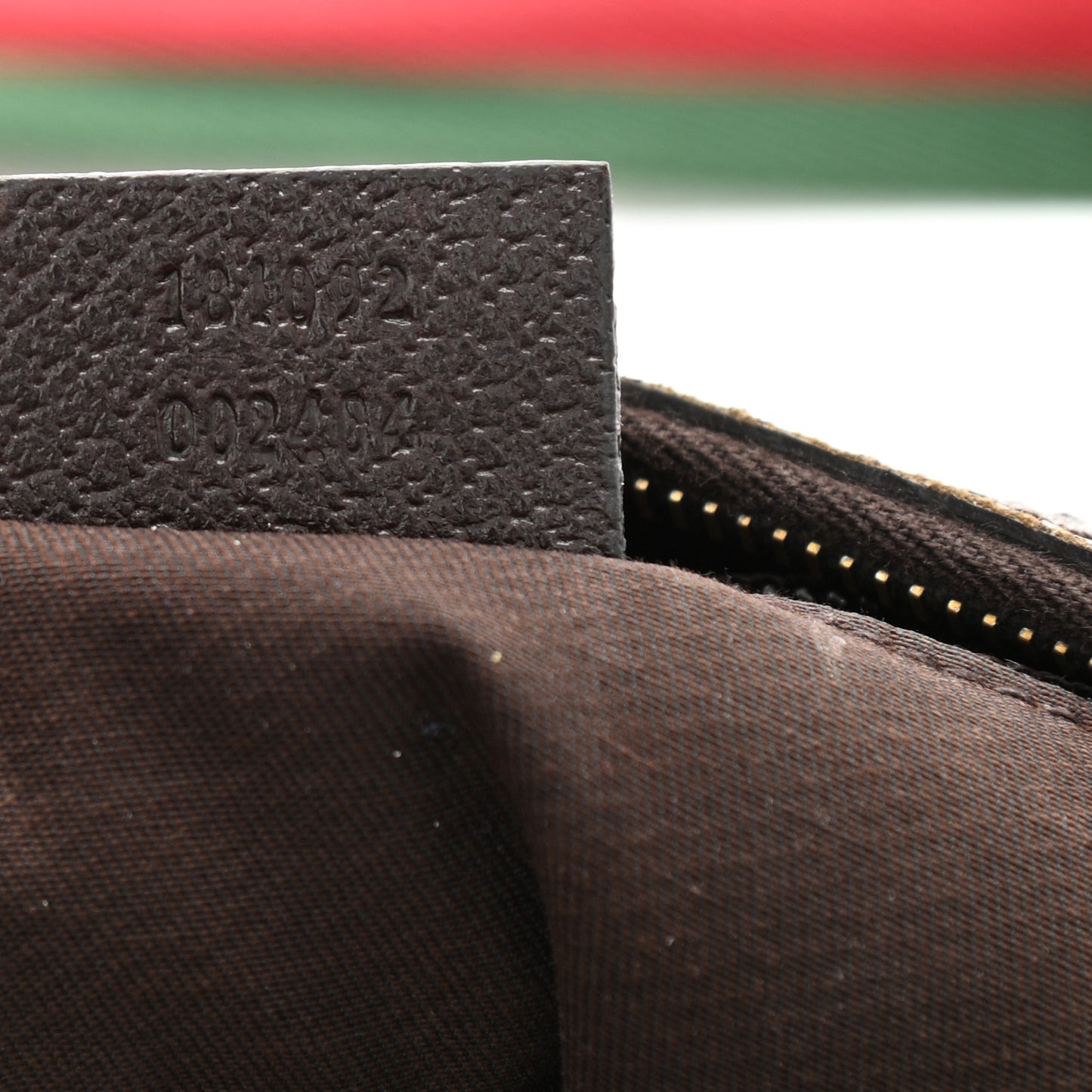 Monogram Web Medium Half Moon Hobo Dark Brown