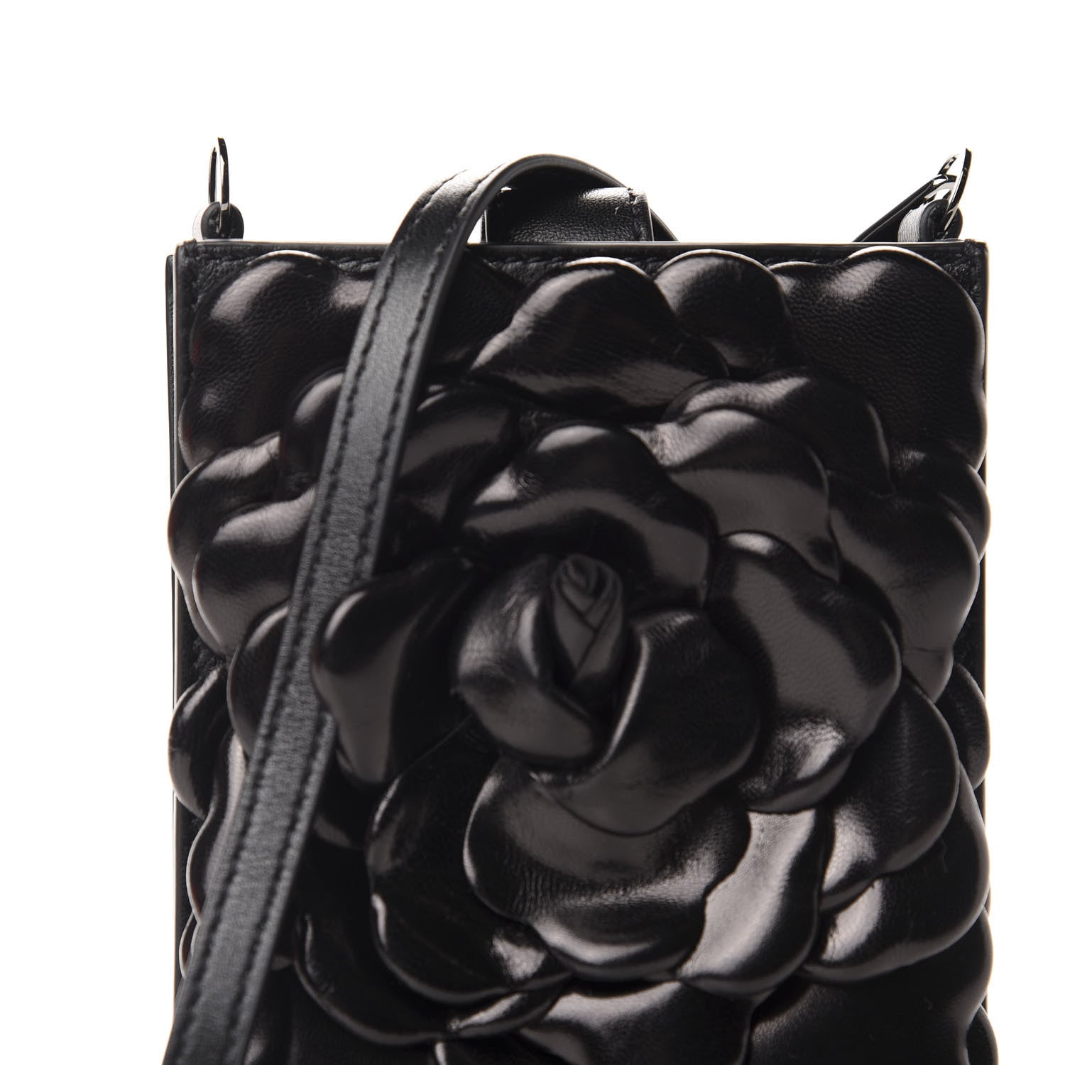 Valentino Garavani Nappa Atelier 03 Rose Edition Messenger Bag Black 9 of 10
