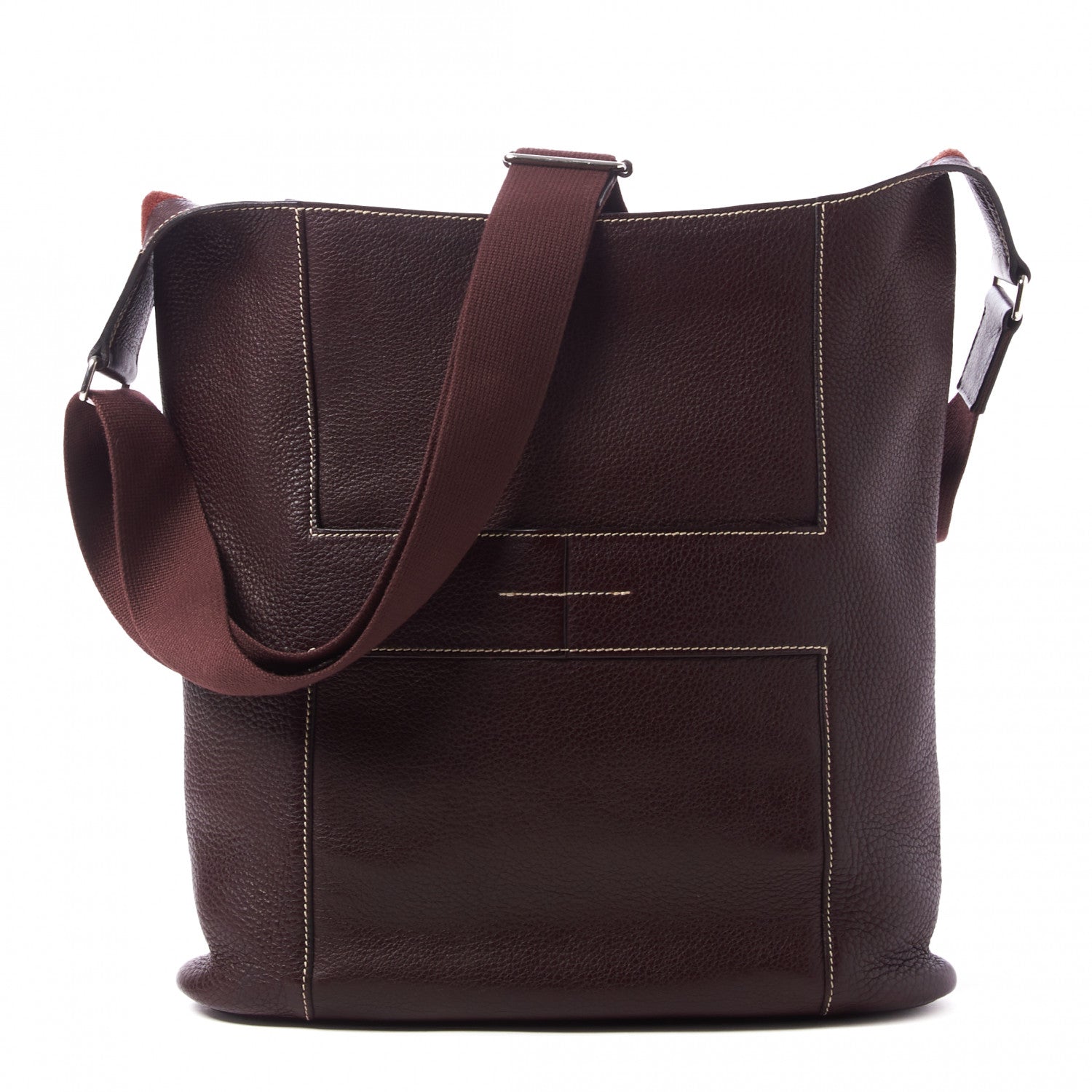 Hermes Taurillon Clemence Sac Good News GM Raisin 1 of 8