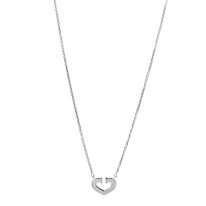 Cartier 18K White Gold Medium Hearts and Symbols Necklace 1 of 7
