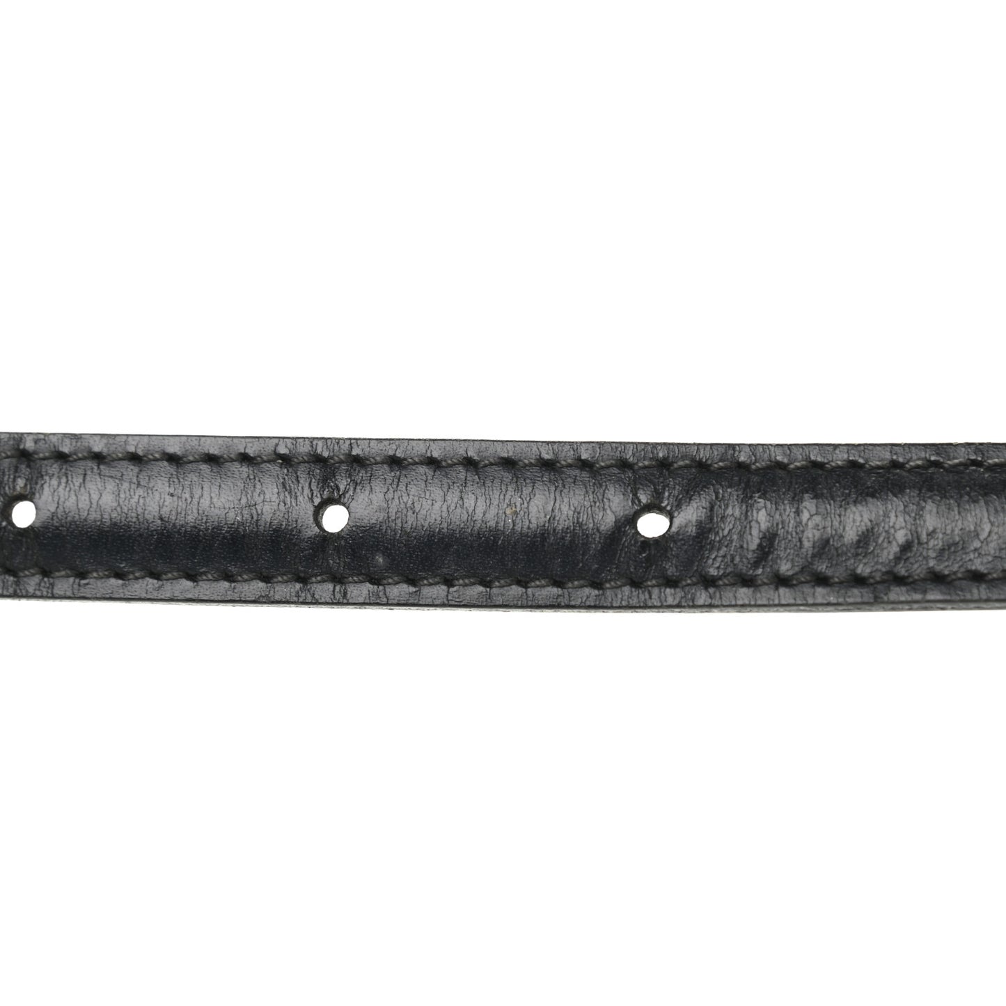 Calfskin 16mm Adjustable Shoulder Strap Black