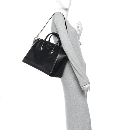 Givenchy Shiny Lord Calfskin Medium Antigona Black 2 of 10