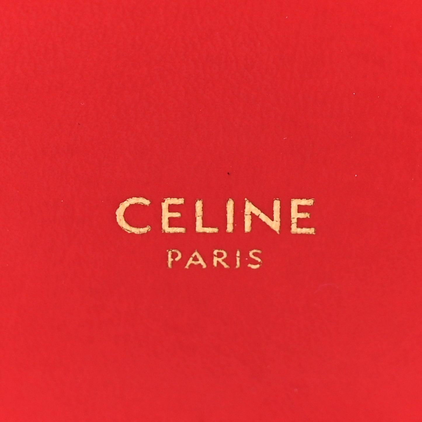Glossy Calfskin Flat Luggage Shoulder Bag Ultra Red
