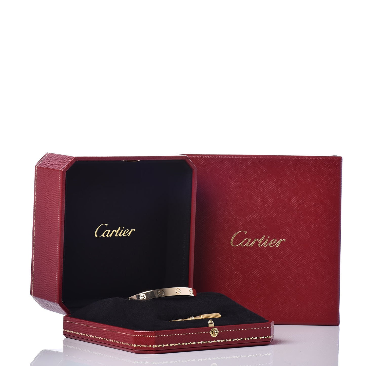 18K Yellow Gold LOVE Bracelet 16