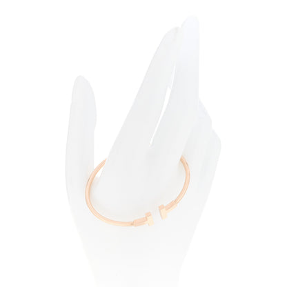 Tiffany 18K Rose Gold T Wire Bracelet 2 of 4