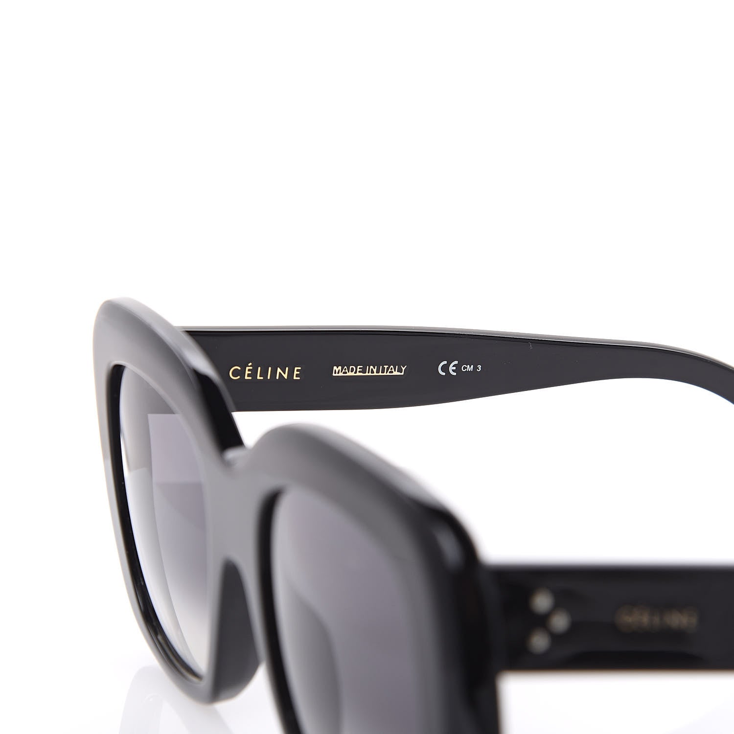 Celine Stella Sunglasses CL 41433/S Black 6 of 7