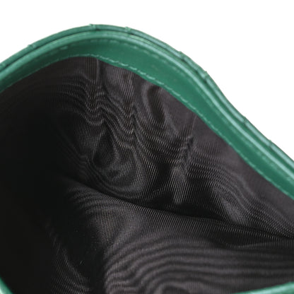 Gucci Calfskin Matelasse GG Marmont Card Case Wallet Emerald 8 of 9