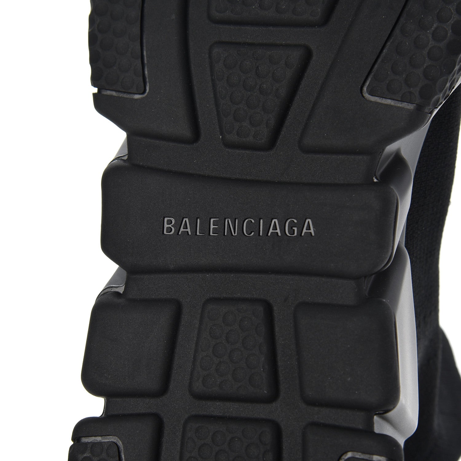 Balenciaga Neoprene Knit Soccer Mens Speed Sneakers 41 Black 7 of 9
