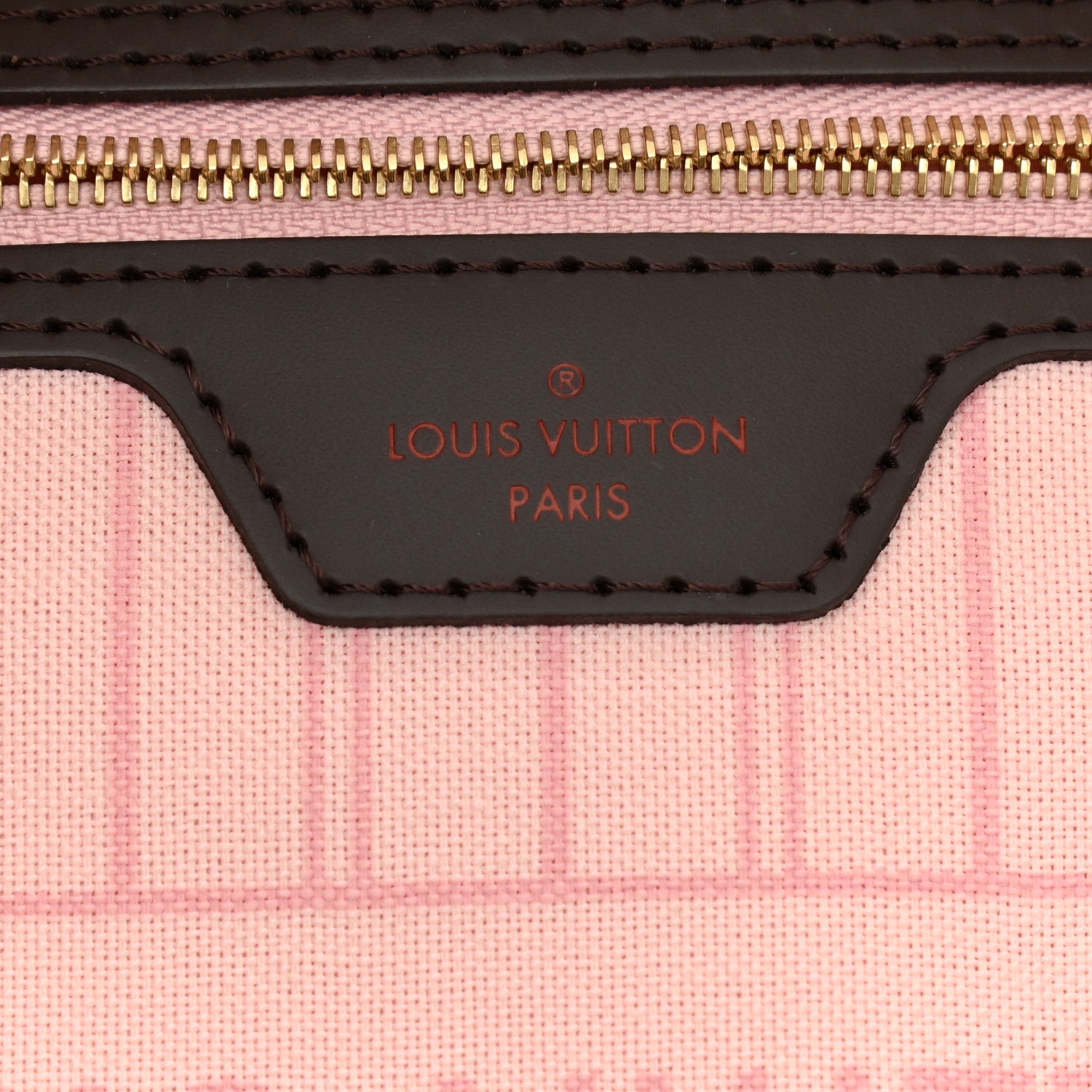 Louis Vuitton Damier Ebene Neo Neverfull MM Rose Ballerine 6 of 11