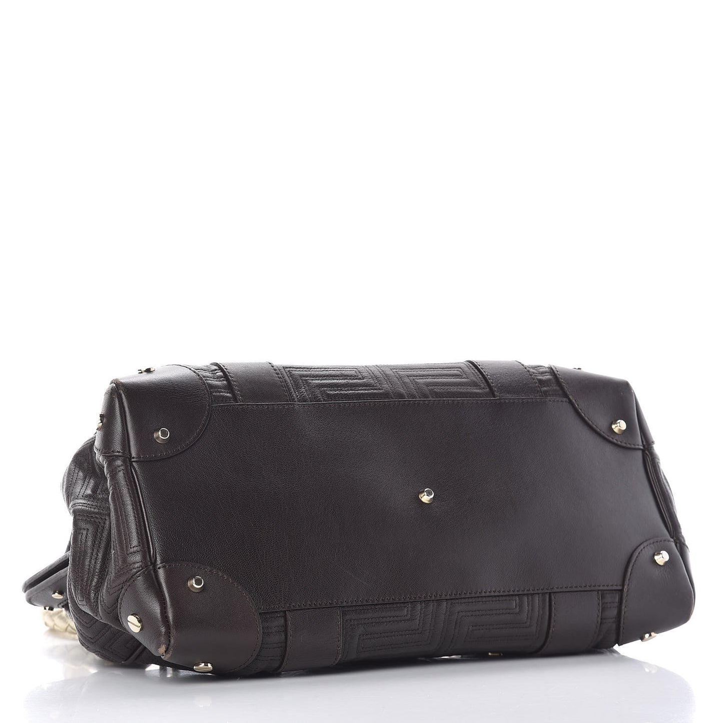 Lambskin Couture Snap Out Of It Bag Brown Gold