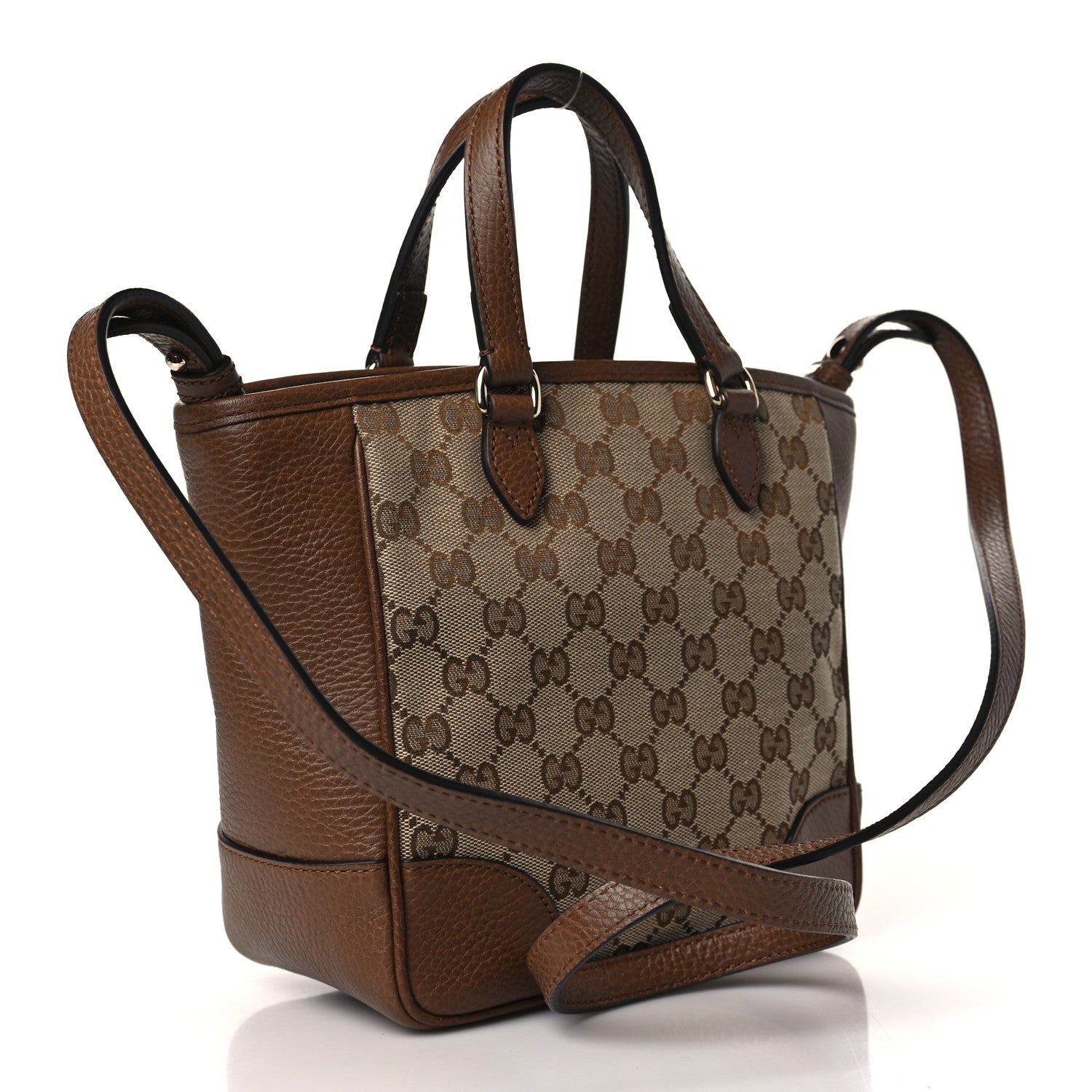 Gucci Monogram Small Bree Tote Beige Tabacco 3 of 9