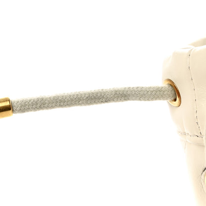 Gucci Calfskin Matelasse Mini GG Marmont 2.0 Bucket Bag White 13 of 16
