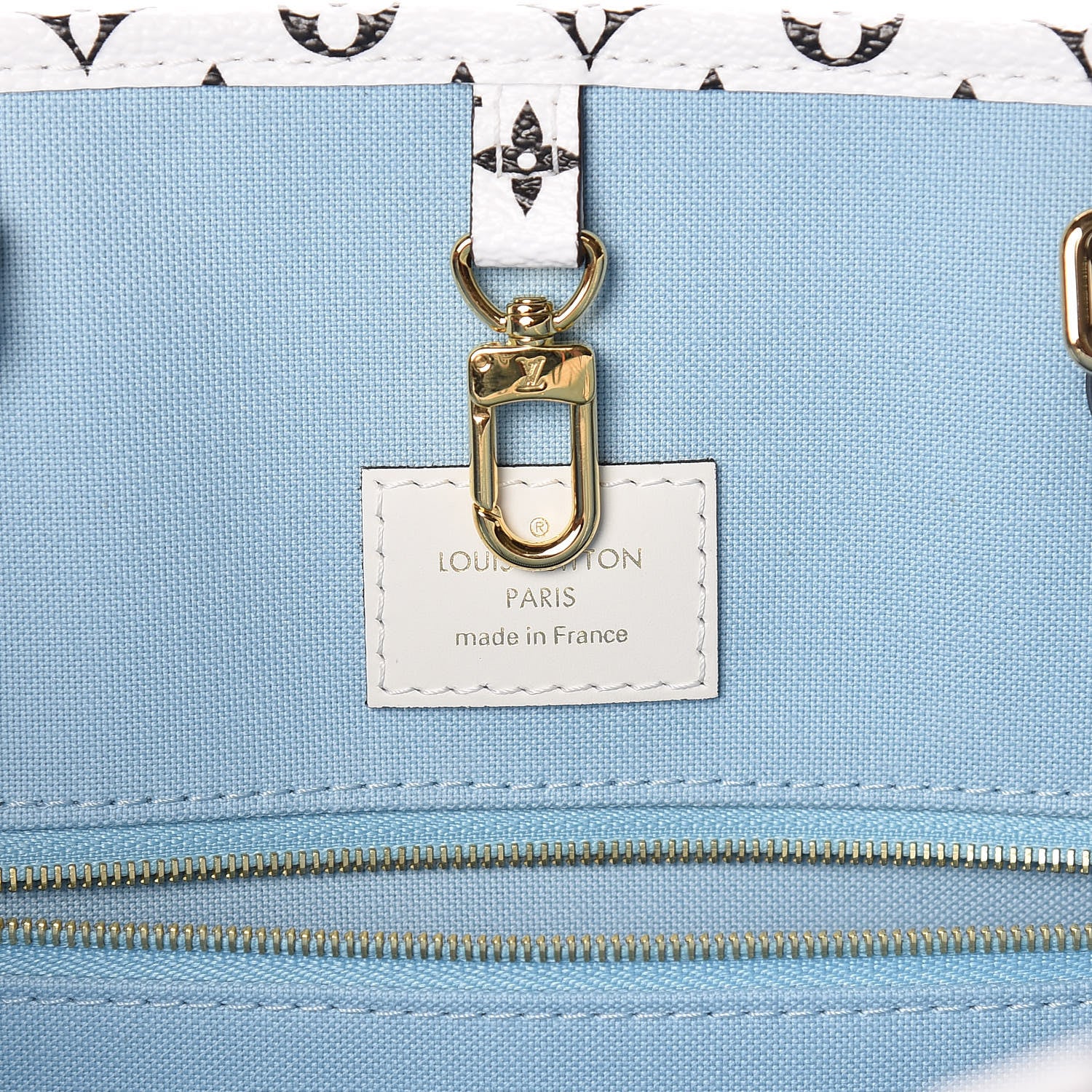 Louis Vuitton Monogram Giant Santa Monica Onthego Blue 7 of 10