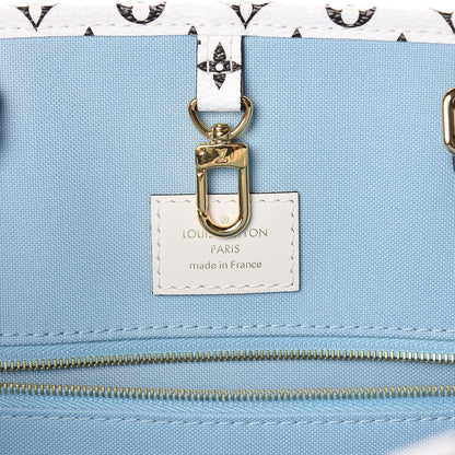 Louis Vuitton Monogram Giant Santa Monica Onthego Blue 7 of 10
