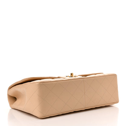 Chanel Caviar Quilted Jumbo Single Flap Beige Clair 4 of 10