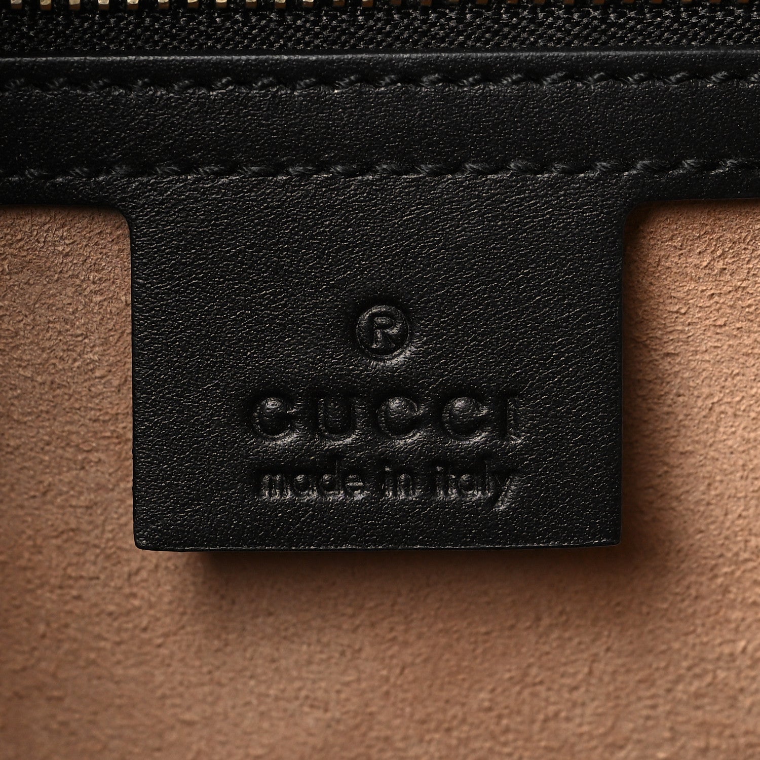 Gucci Guccissima Signature Medium Padlock Top Handle Bag Black 6 of 10