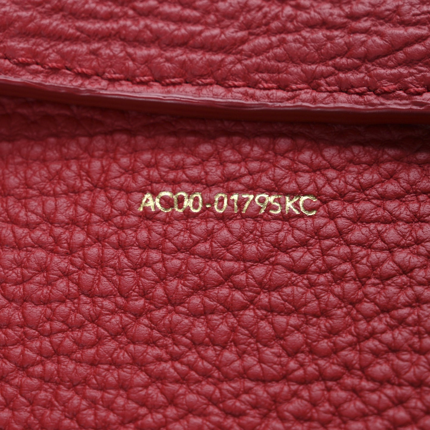 Textured Calfskin Medium Pashli Satchel Red