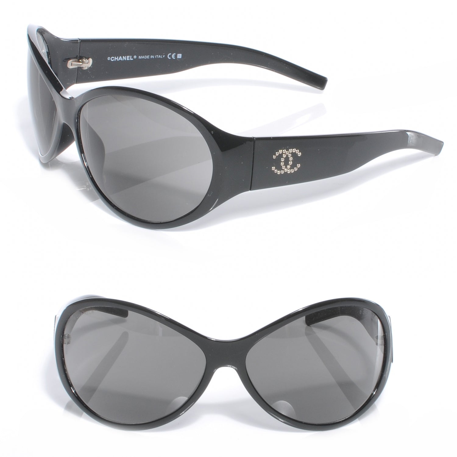 Chanel CC Sunglasses 6016 Black 1 of 6