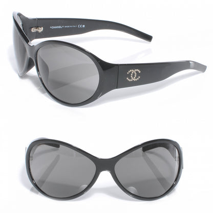 Chanel CC Sunglasses 6016 Black 1 of 6