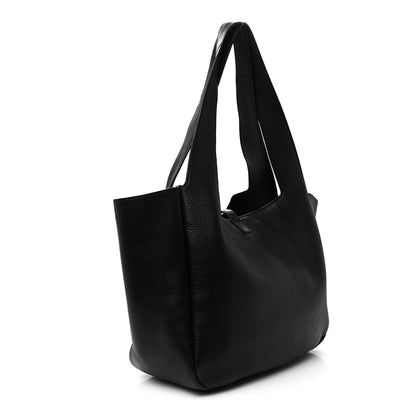 Saint Laurent Grained Deerskin Bea Tote Black 3 of 10