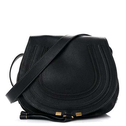 Chloe Calfskin Medium Marcie Round Crossbody Bag Black 1 of 19