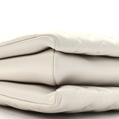 Louis Vuitton Lambskin Embossed Monogram Coussin PM Beige Cream 8 of 9