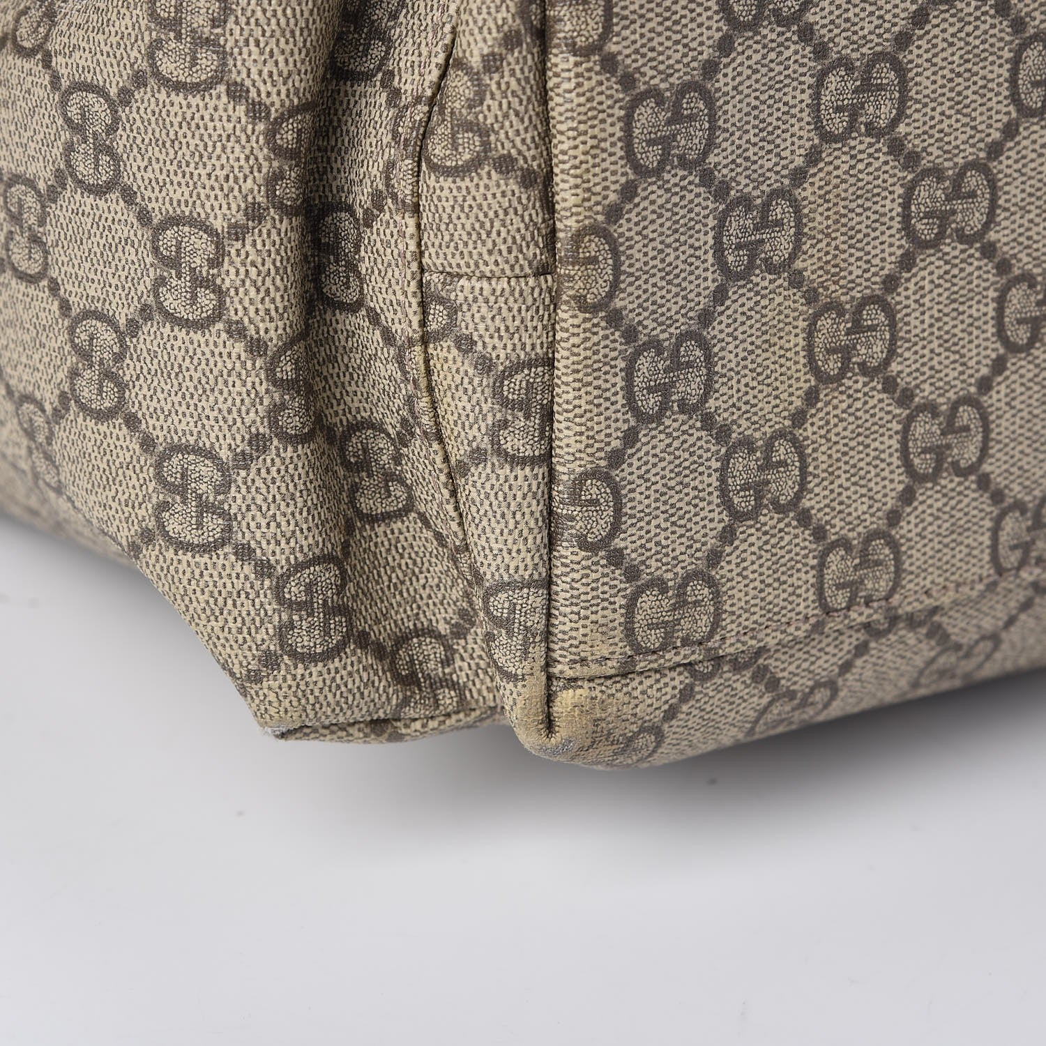 Gucci GG Plus Monogram Messenger Diaper Bag Dark Brown 12 of 14