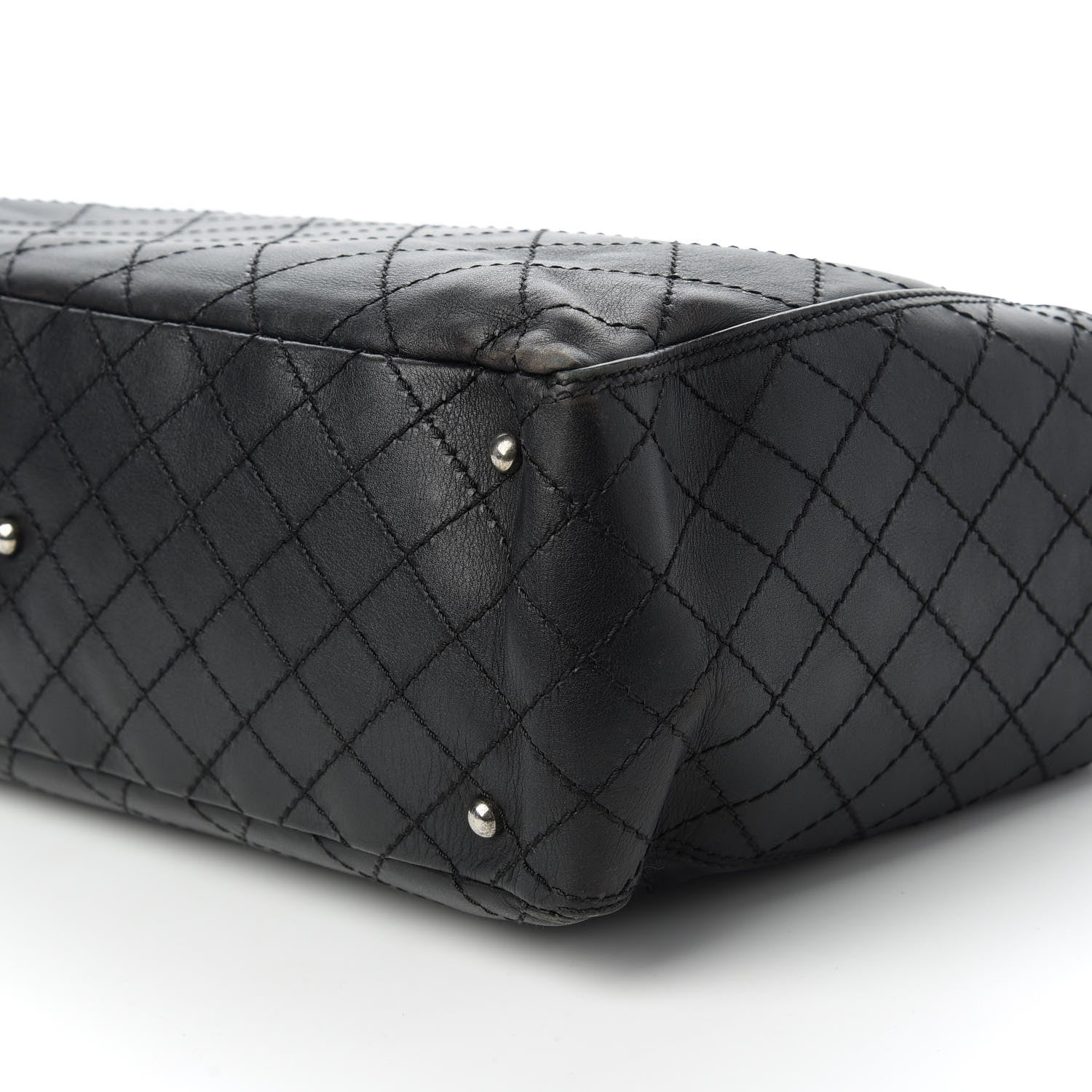 Chanel Calfskin CC Pocket Tote Black 7 of 12