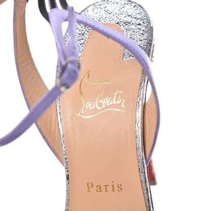 Christian Louboutin Mesh Patent Volumetric 120 Sandals 39 Opal 5 of 7