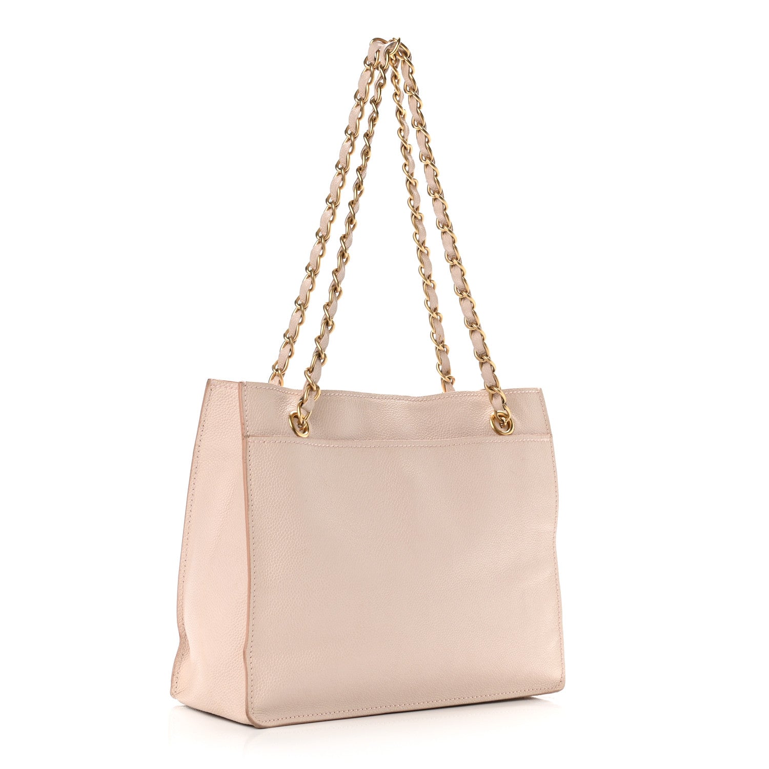Chanel Caviar Quilted Tote Light Pink 3 of 12