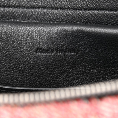 Celine Fuzzy Jacquard Calfskin Micro Belt Bag Red 7 of 12