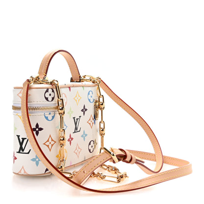 Louis Vuitton LV x TM Monogram Multicolor Vanity Chain Pouch White 3 of 10