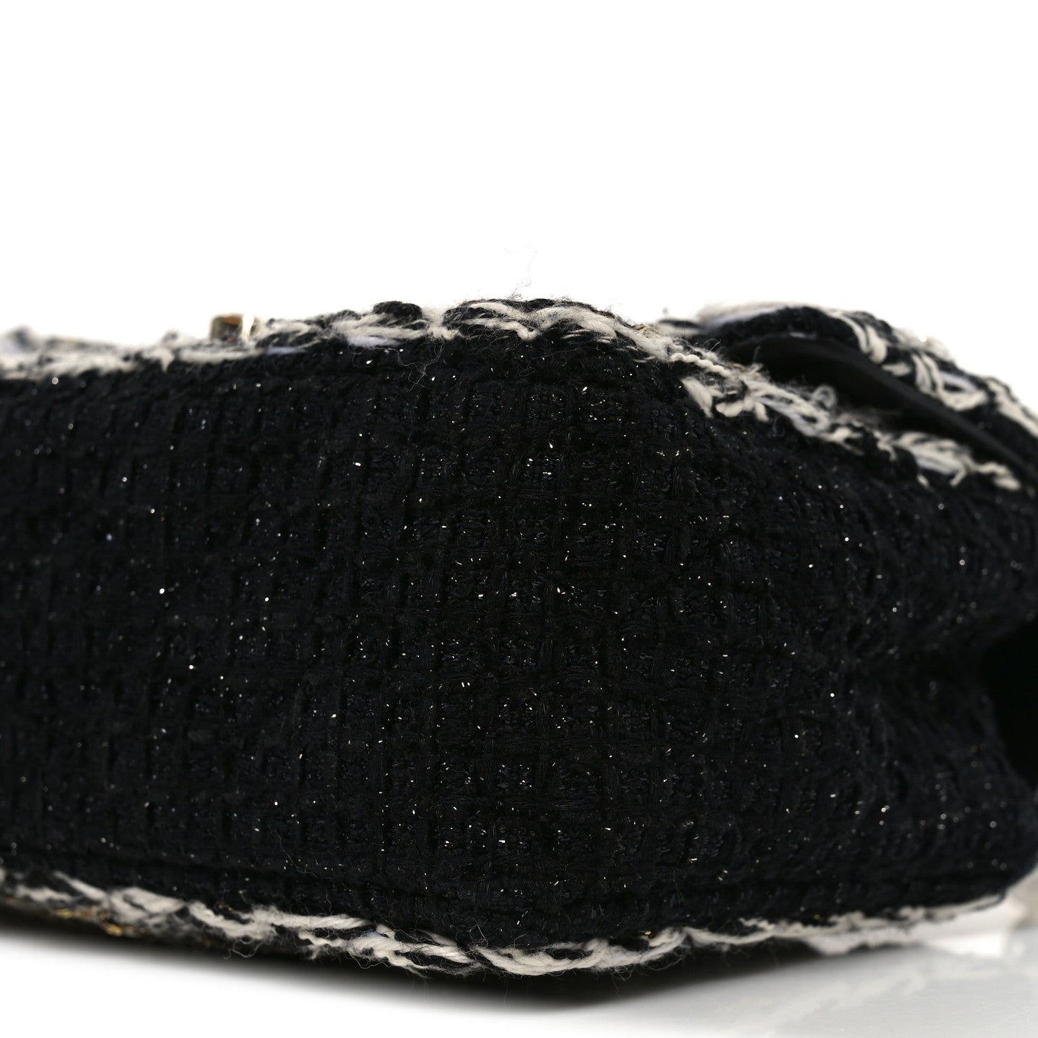 Chanel Tweed Braided Mini Rectangular Flap Black 10 of 11