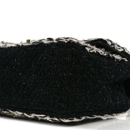 Chanel Tweed Braided Mini Rectangular Flap Black 10 of 11