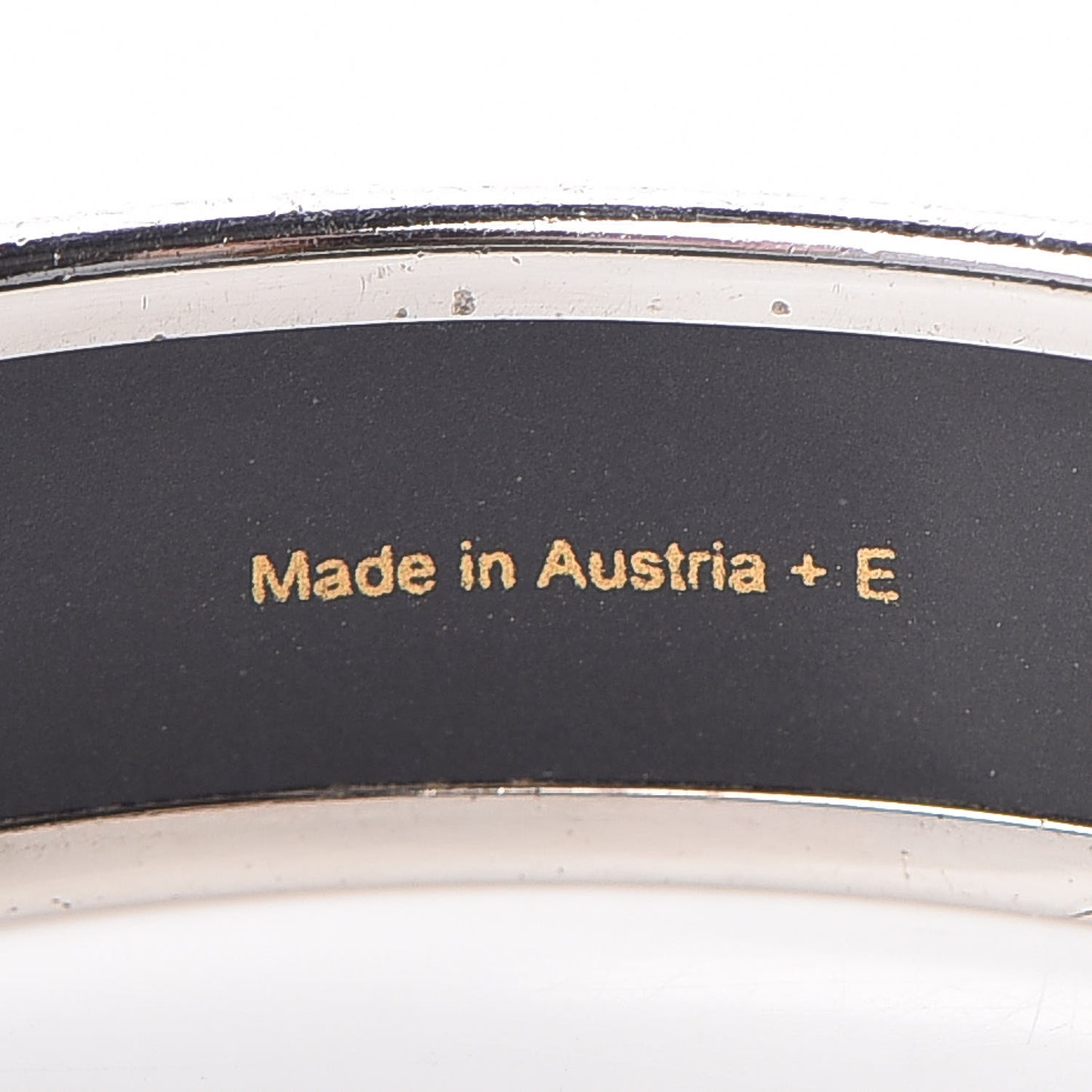 Enamel Printed Caleche Medium Bracelet 65 Pannacotta