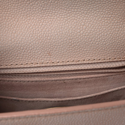 Chanel Grained Calfskin Mini Square Classic Pure Flap Nude 15 of 29