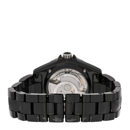 Chanel Stainless Steel Ceramic 38mm J12 Phantom Automatic Watch Black 3 of 5