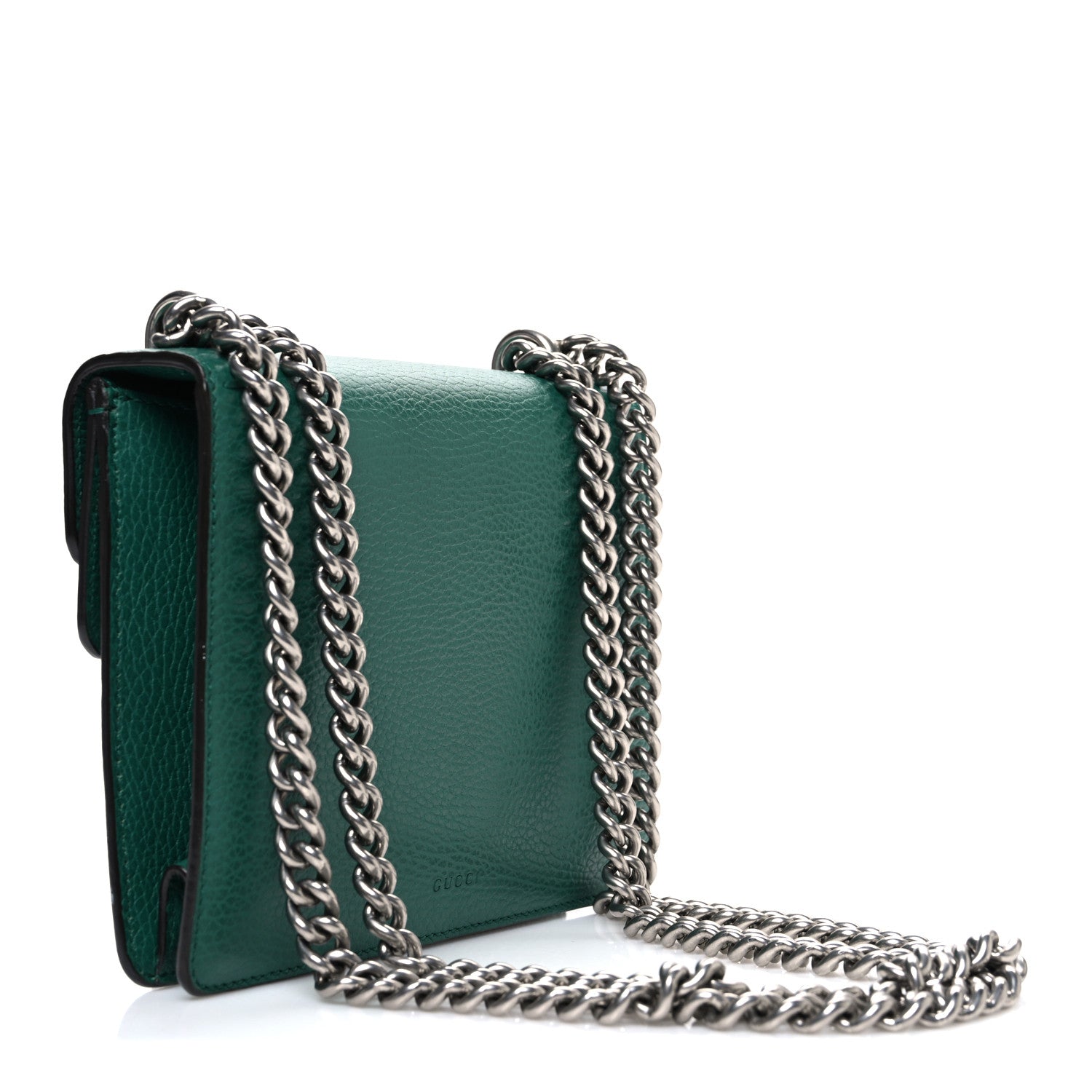 Gucci Calfskin Mini Dionysus Shoulder Bag Emerald 2 of 9