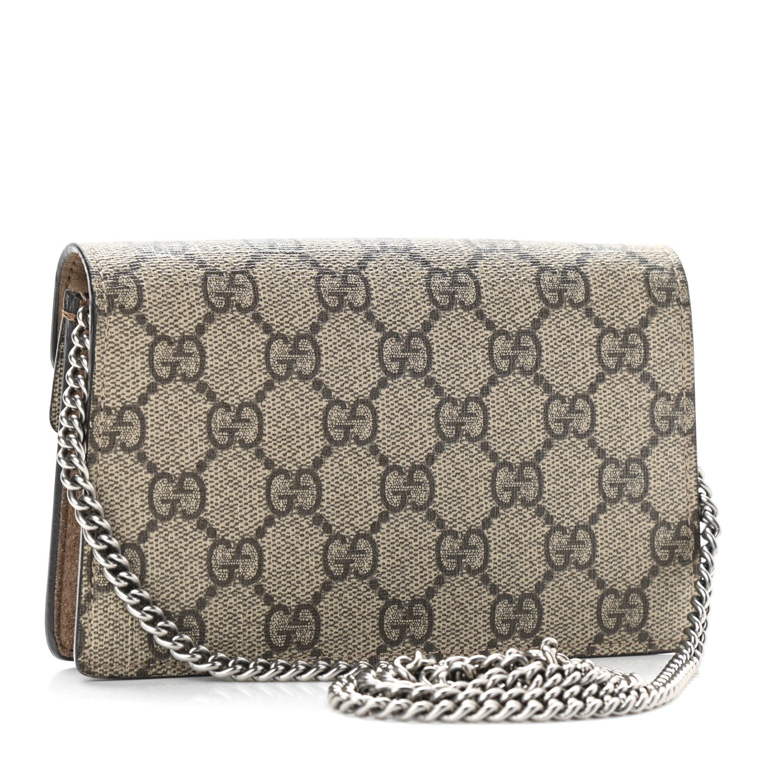 Gucci GG Supreme Monogram Super Mini Dionysus Shoulder Bag Taupe 3 of 11