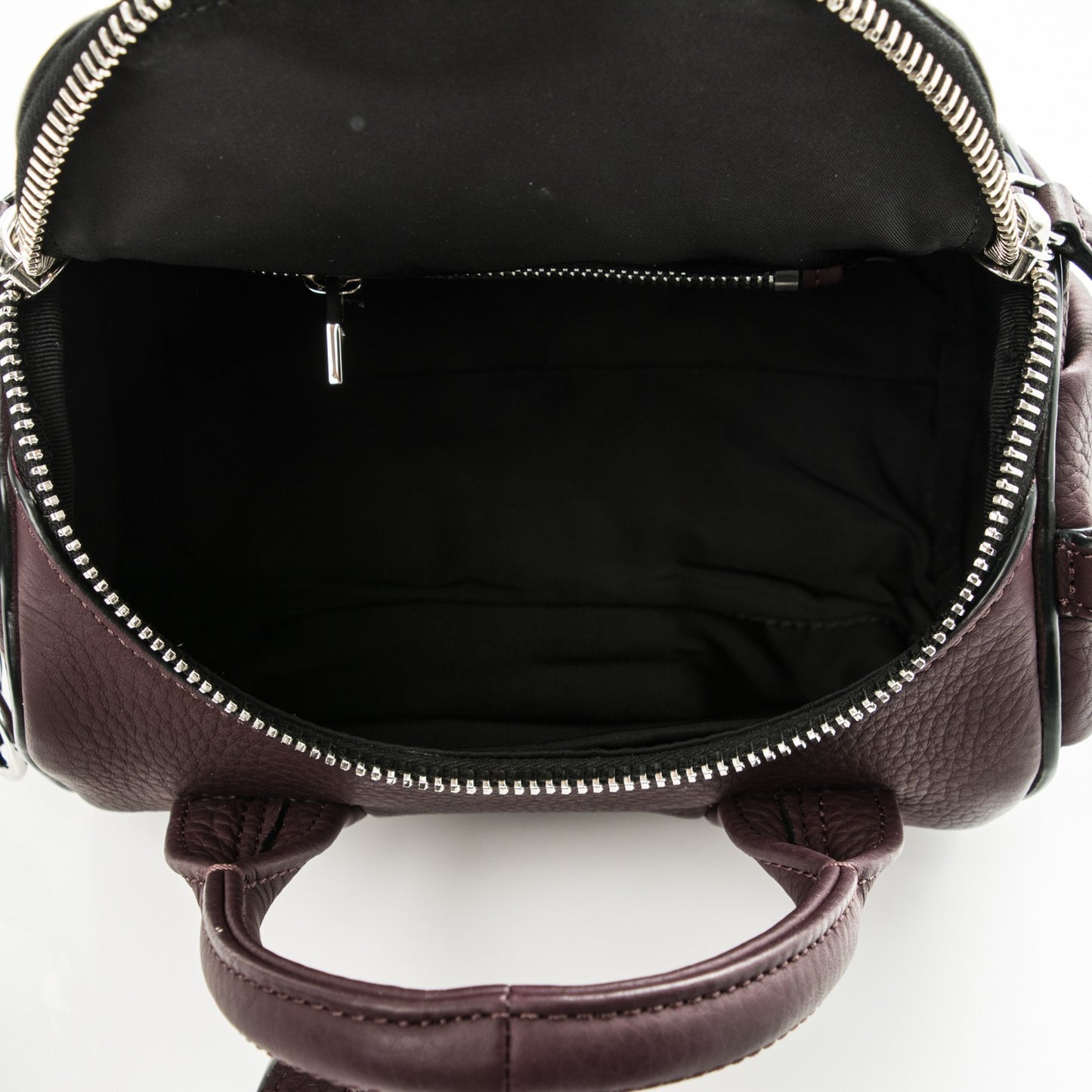 Pebbled Calfskin Mini Rockie Matte Oxblood