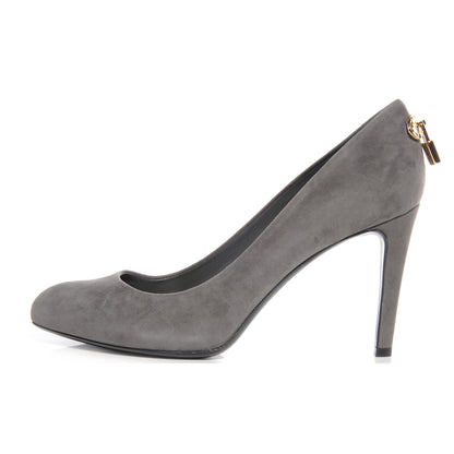 Louis Vuitton Suede Oh Really Pumps 38 Grey 1 of 7