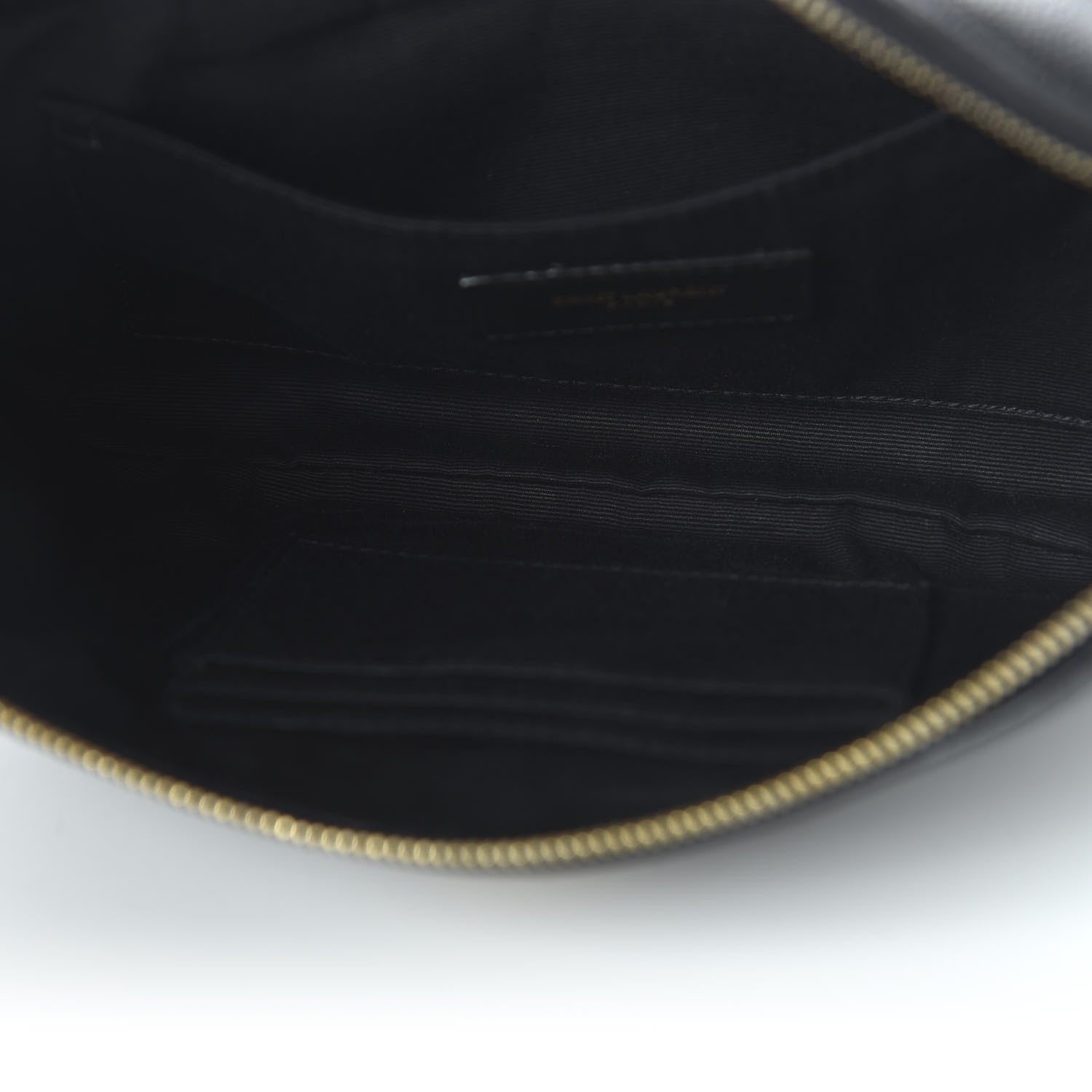 Saint Laurent Grain De Poudre Monogram Belt Bag Black 5 of 9