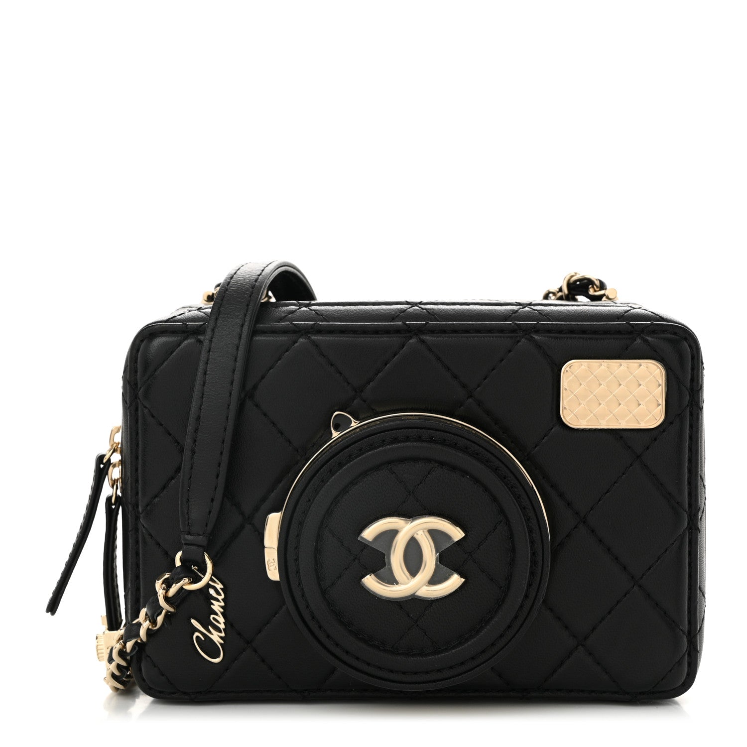 Chanel Lambskin Quilted Coco Click Bag Black 1 of 10