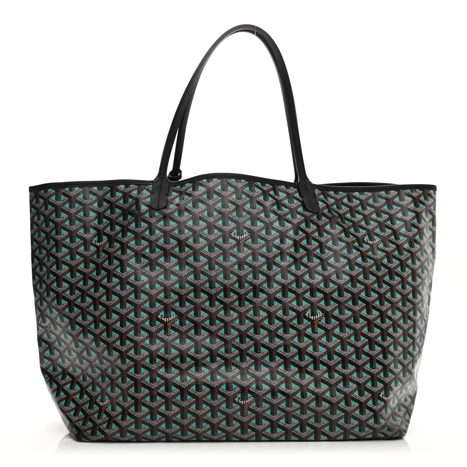 Goyard Goyardine Saint Louis Claire Voie GM Black Opaline 3 of 16