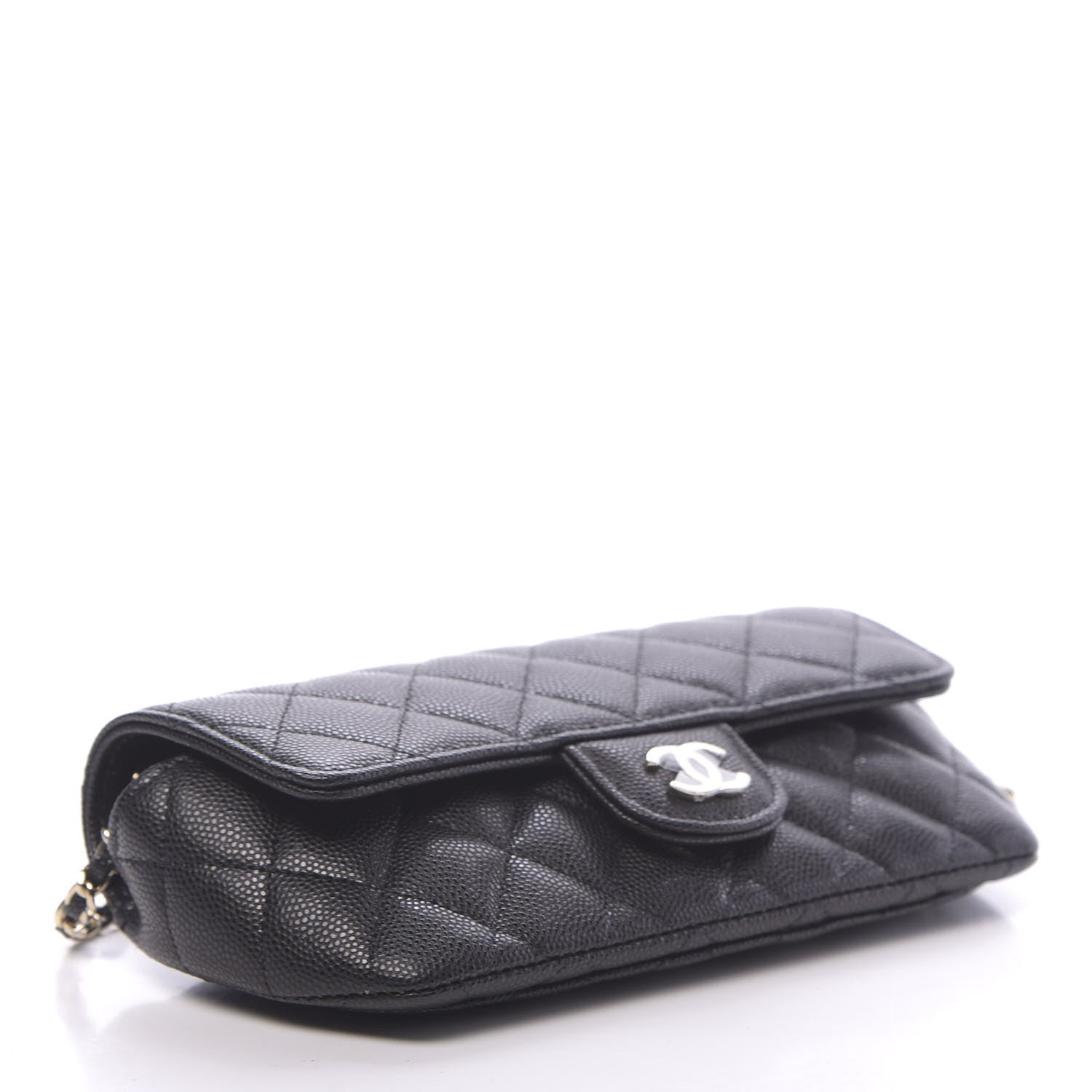 Chanel Caviar Quilted Glasses Case With Chain Black 4 of 12