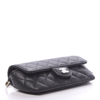 Chanel Caviar Quilted Glasses Case With Chain Black 4 of 12